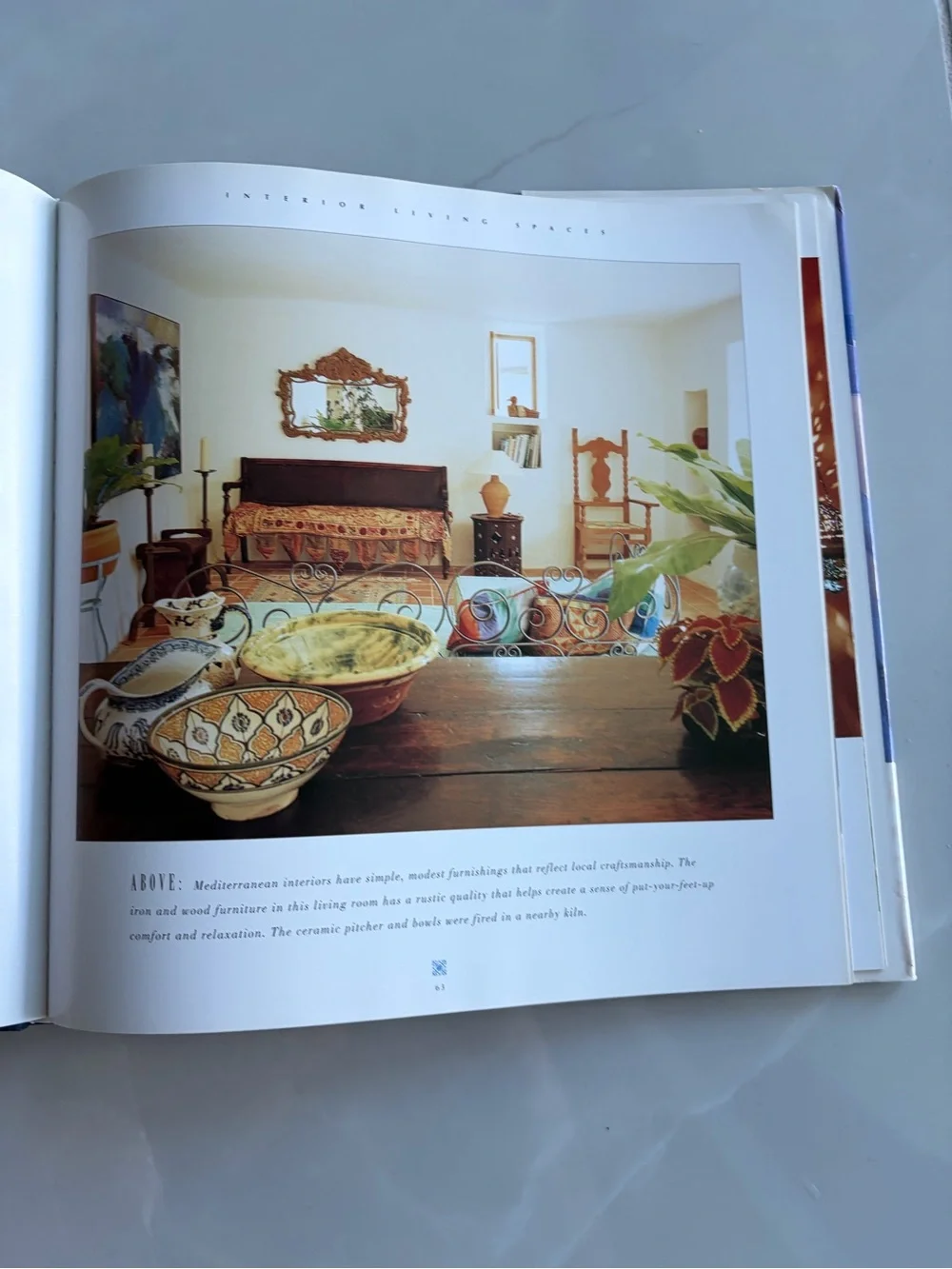 Mediterranean Style coffee table book by Robert Fitzgerald